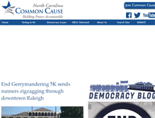 Tablet Screenshot of commoncausenc.org